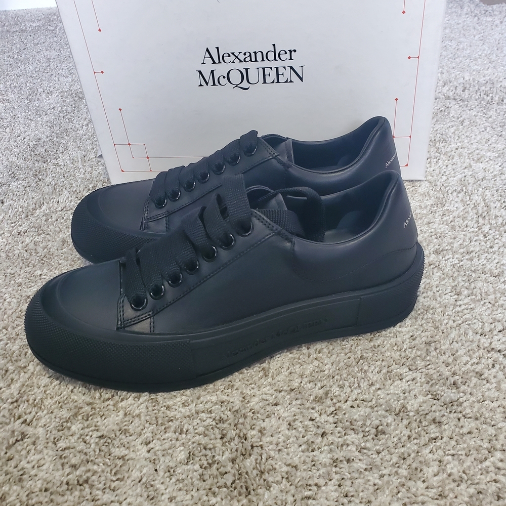Alexander McQueen Black Sneakers for Men
